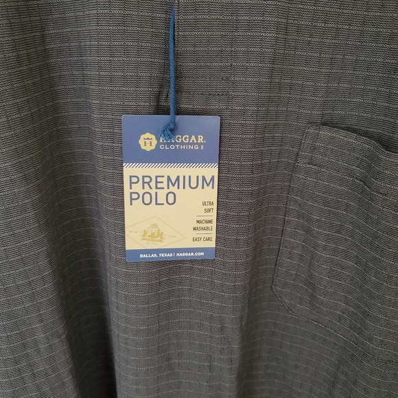 ☘4 for $25☘NEW HAGGAR Premium Polo XXL - Picture 3 of 3